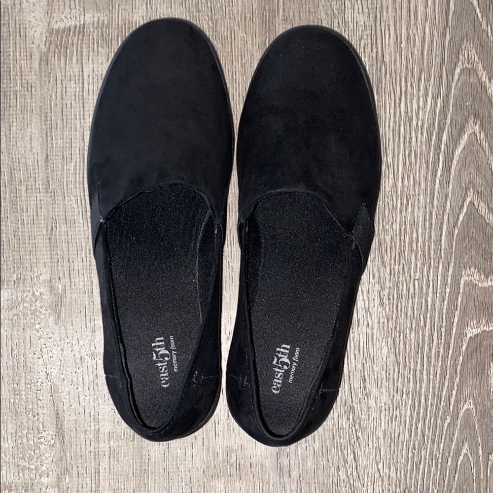 East 5th Memory Foam Black Slip-On Loafers Size 7.5